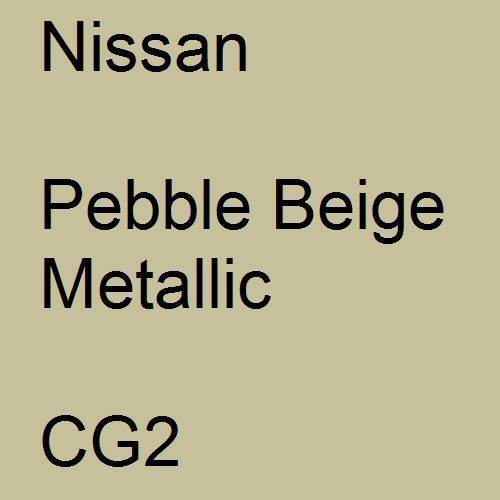 Nissan, Pebble Beige Metallic, CG2.